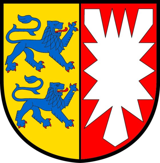 Jedermann-Wappen des Landes Schleswig-Holstein